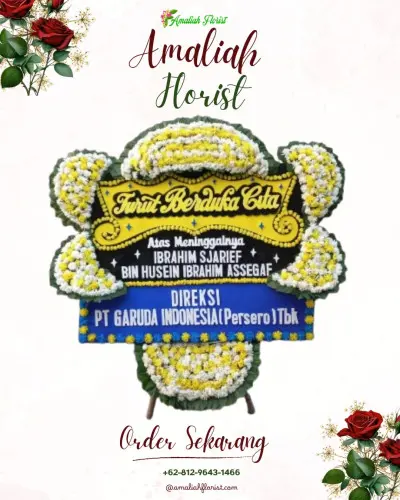 Papan Bunga Duka di Cisaranten Kidul