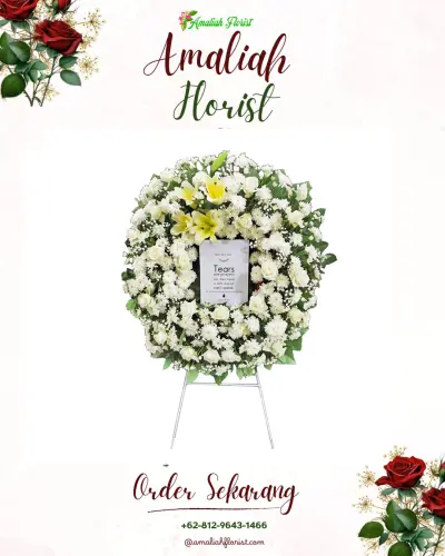 Krans Bunga Duka Cita di Cisaranten Kidul